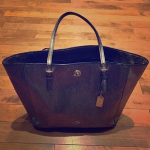 Gold Coach Tote Purse
